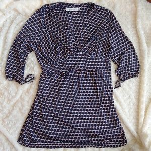 T Bags Los Angeles Geometric Print Dress